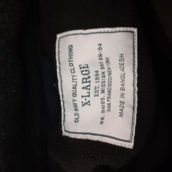 Old Navy Full Zip Fleece Jacket Colorblock Zippered PocketsSOLD ON EB - Picture 4 of 8